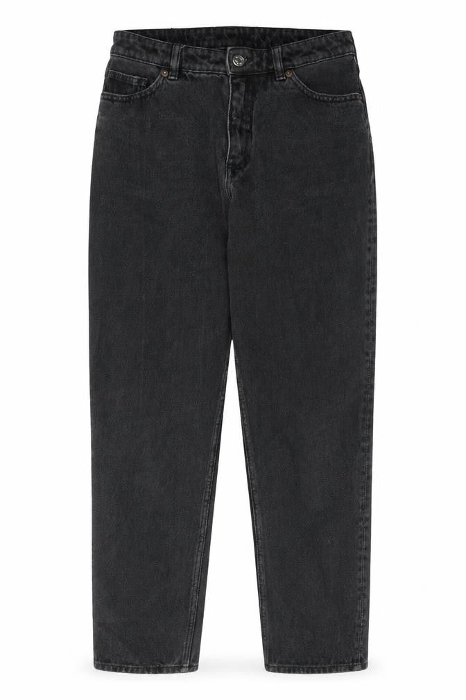 Monki Womens Black Cotton Mom Jeans Size 28 in L28 in Regular Zip