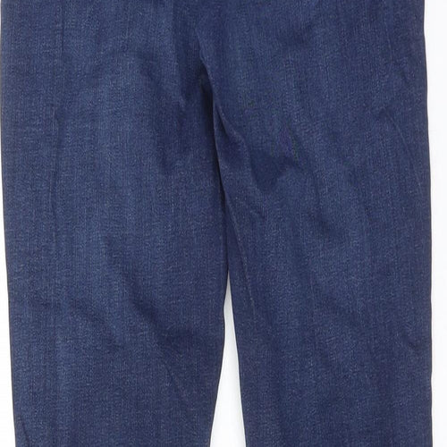 Topshop Womens Blue Cotton Skinny Jeans Size 26 L30 in Regular Zip