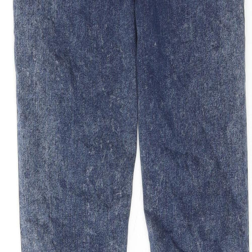 Topshop Womens Blue Cotton Skinny Jeans Size 26 in L30 in Regular Zip