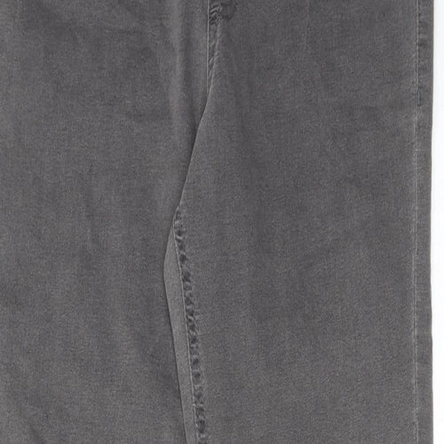 Marks and Spencer Womens Grey Cotton Jegging Jeans Size 10 L27 in Regular