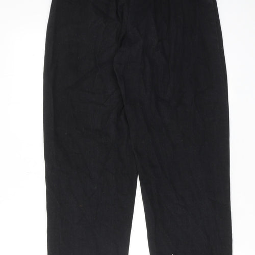 Lucy & Yak Womens Black Cotton Straight Jeans Size 26 in L30 in Regular Zip