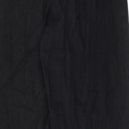 Lucy & Yak Womens Black Cotton Straight Jeans Size 26 in L30 in Regular Zip