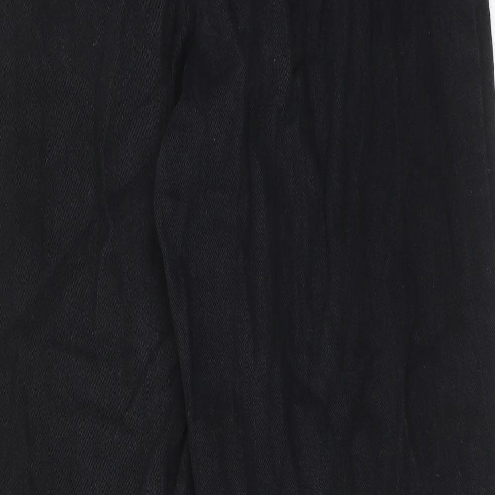 Lucy & Yak Womens Black Cotton Straight Jeans Size 26 in L30 in Regular Zip