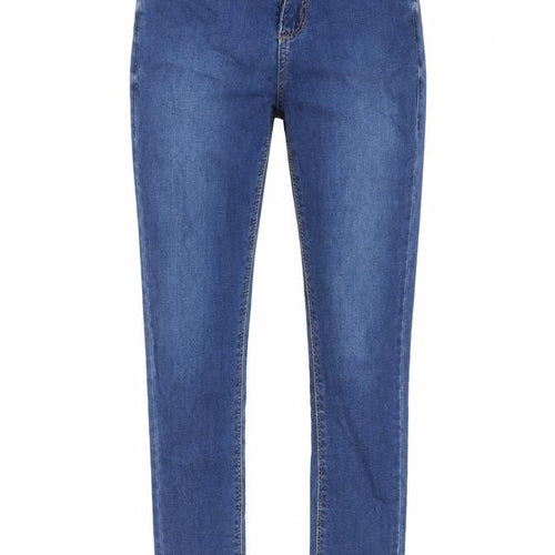Topshop Womens Blue Cotton Skinny Jeans Size 26 in L30 in Regular Zip