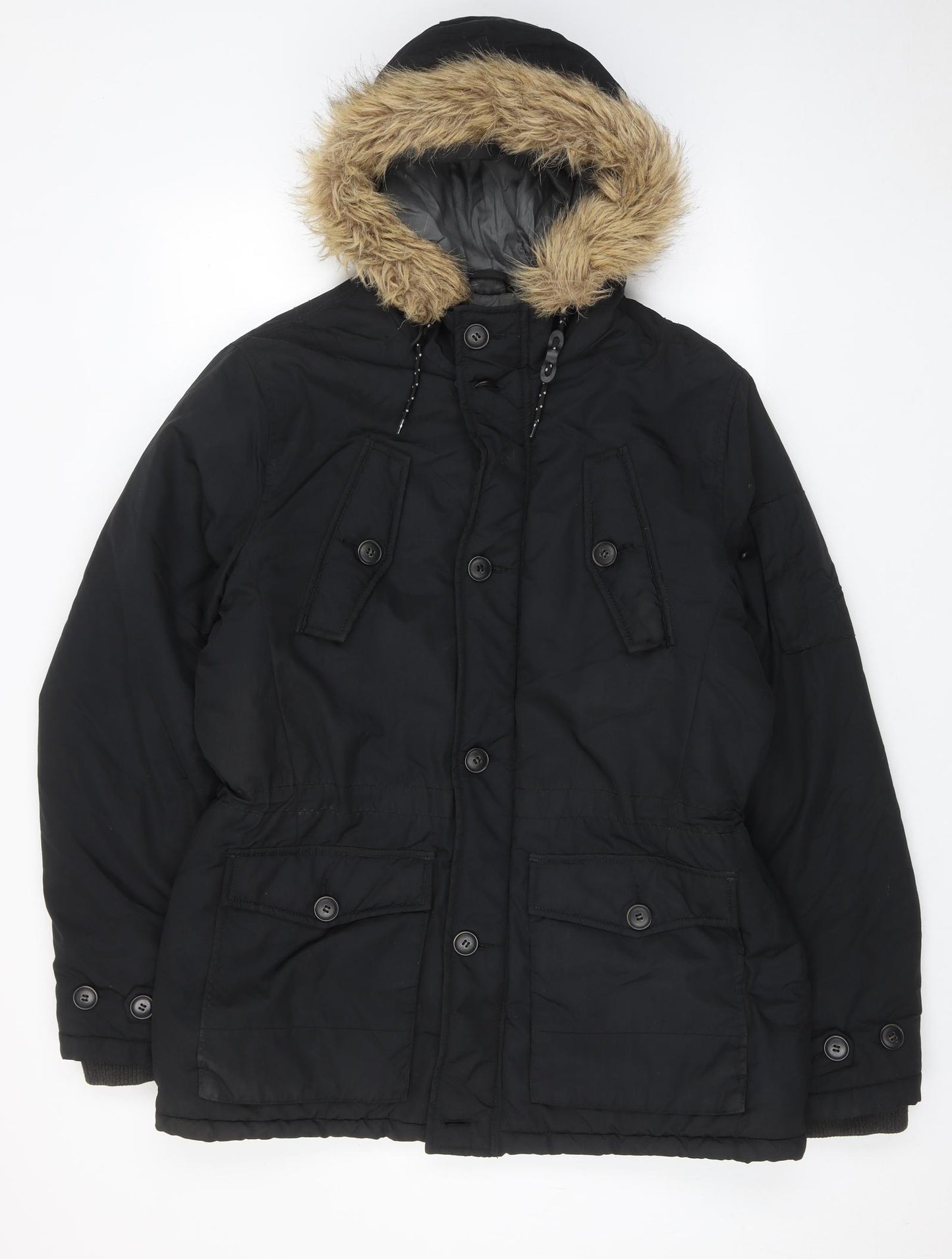 NEXT Mens Black Jacket Size M Zip