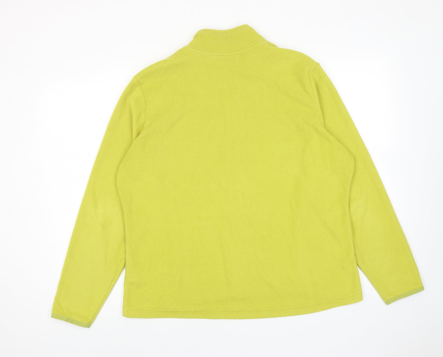 Marks and Spencer Womens Green Jacket Size 18 Zip
