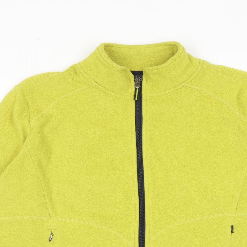 Marks and Spencer Womens Green Jacket Size 18 Zip