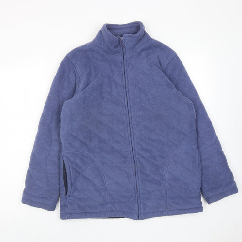 Hawkshead Mens Blue Quilted Jacket Size S Zip