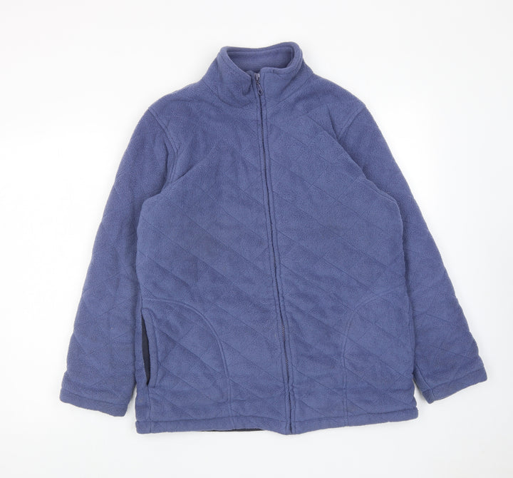 Hawkshead Mens Blue Quilted Jacket Size S Zip