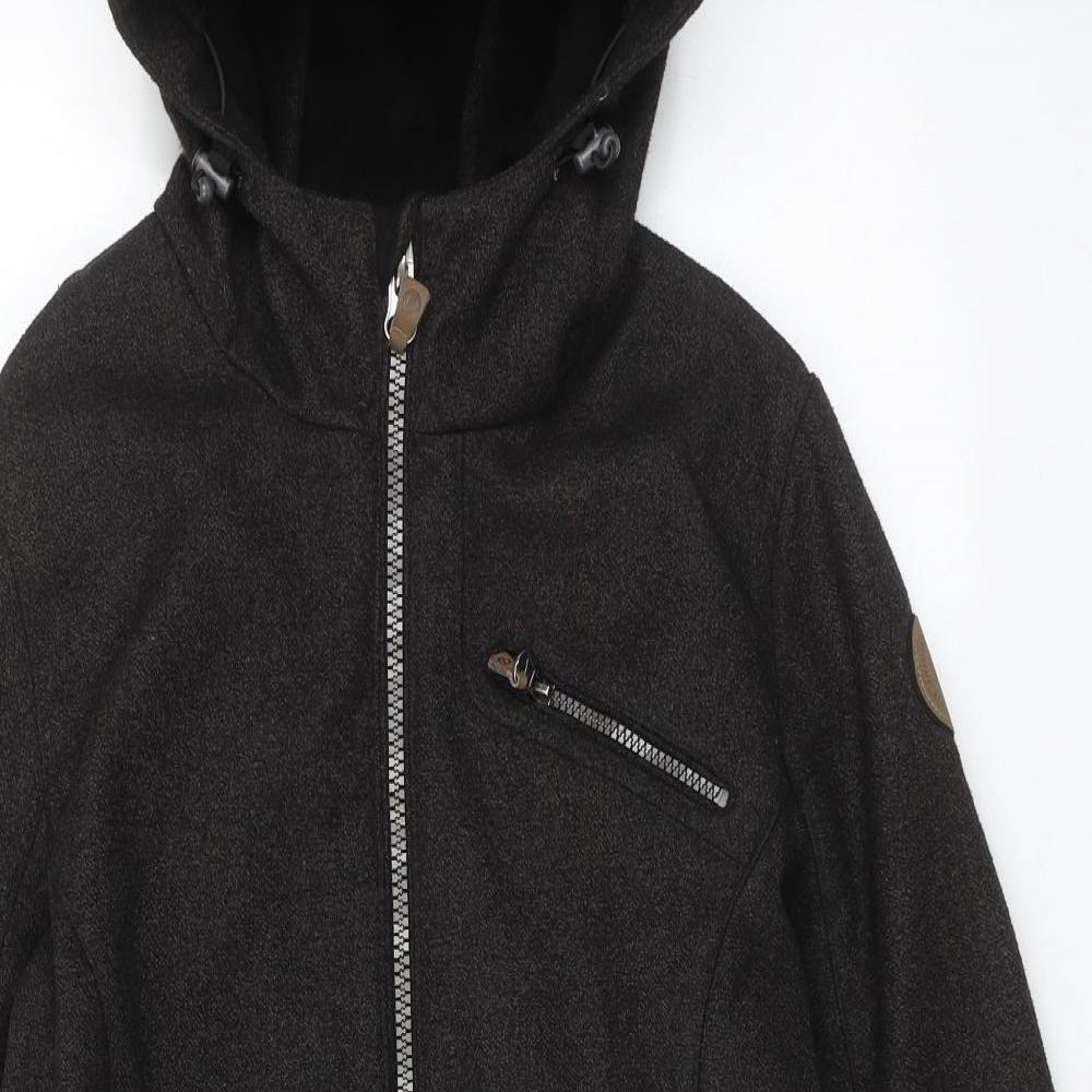 Killtec Womens Grey Parka Coat Size 12 Zip