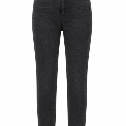 Zara Womens Grey Cotton Skinny Jeans Size 6 L26 in Regular Button