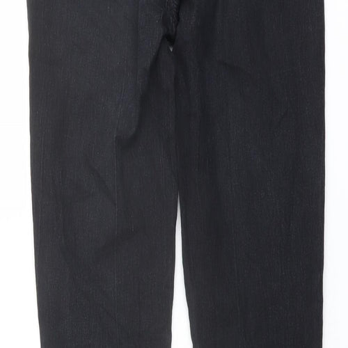 Denim & Co. Womens Black Cotton Skinny Jeans Size 8 L30 in Regular Button