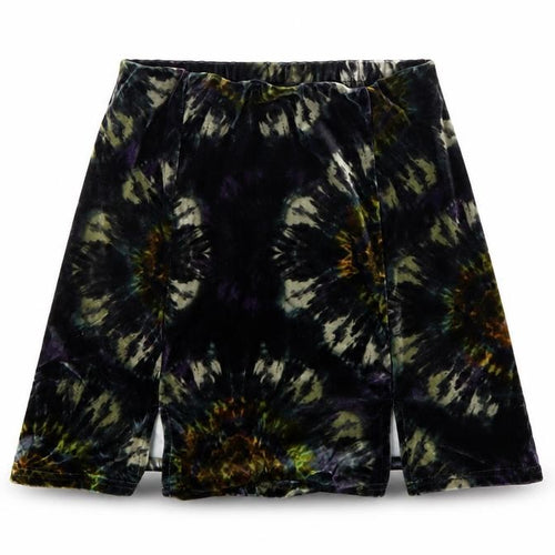 Uniqlo Womens Blue Geometric Polyester A-Line Skirt Size XS