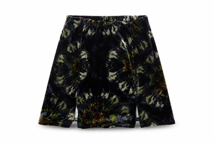 Uniqlo Womens Blue Geometric Polyester A-Line Skirt Size XS