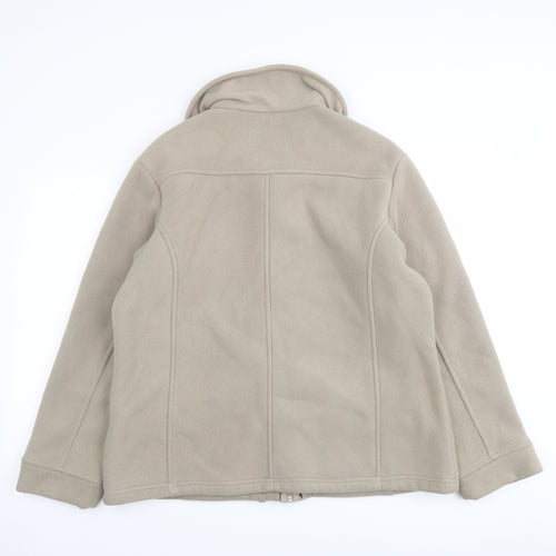 Finesse Womens Beige Jacket Size 16 Zip