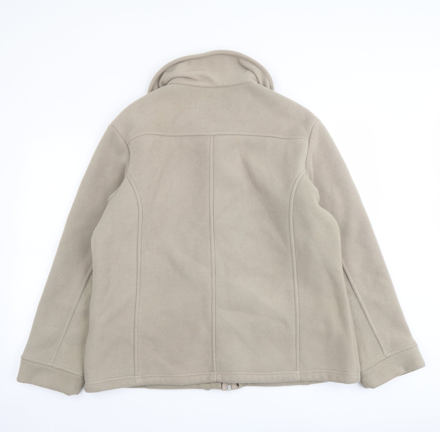Finesse Womens Beige Jacket Size 16 Zip