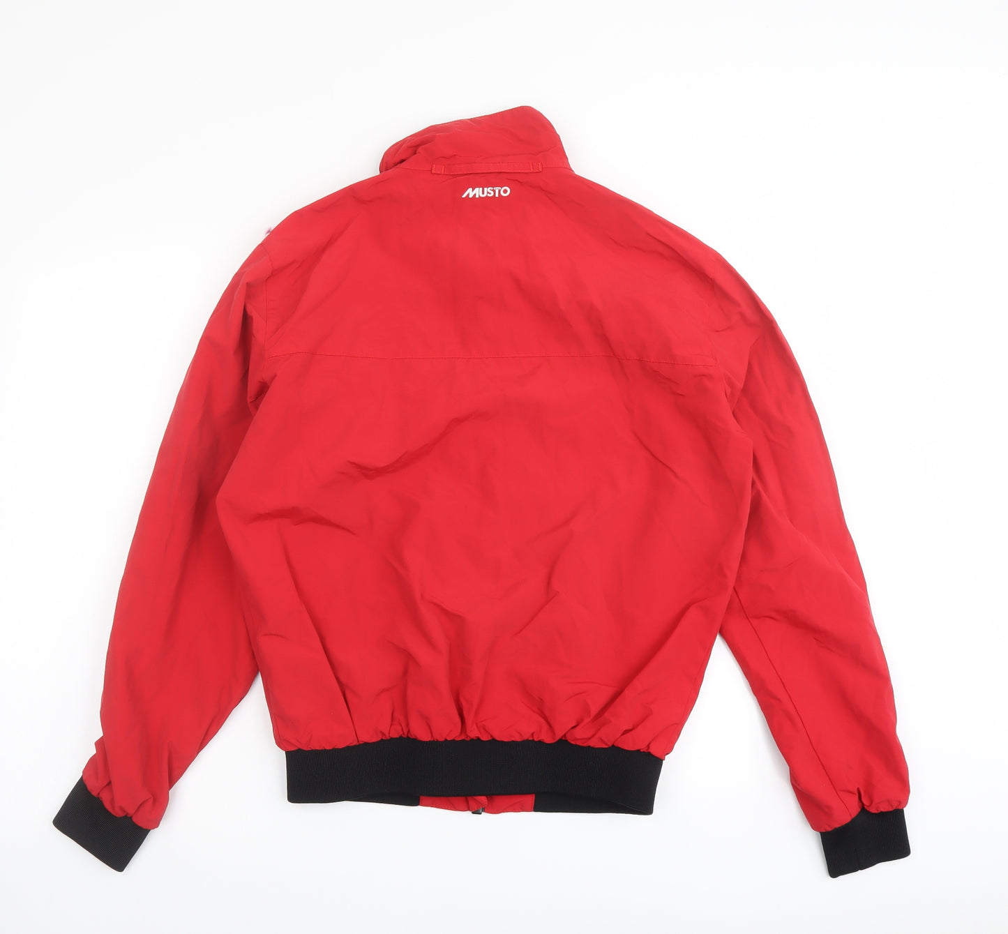 MUSTO Mens Red Jacket Size S Zip
