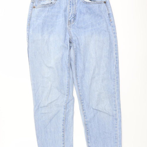 BDG Womens Blue Cotton Tapered Jeans Size 27 in L26 in Regular Button