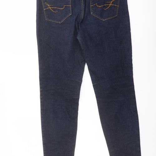 Fragile Womens Blue Cotton Skinny Jeans Size 32 in L27 in Regular Button