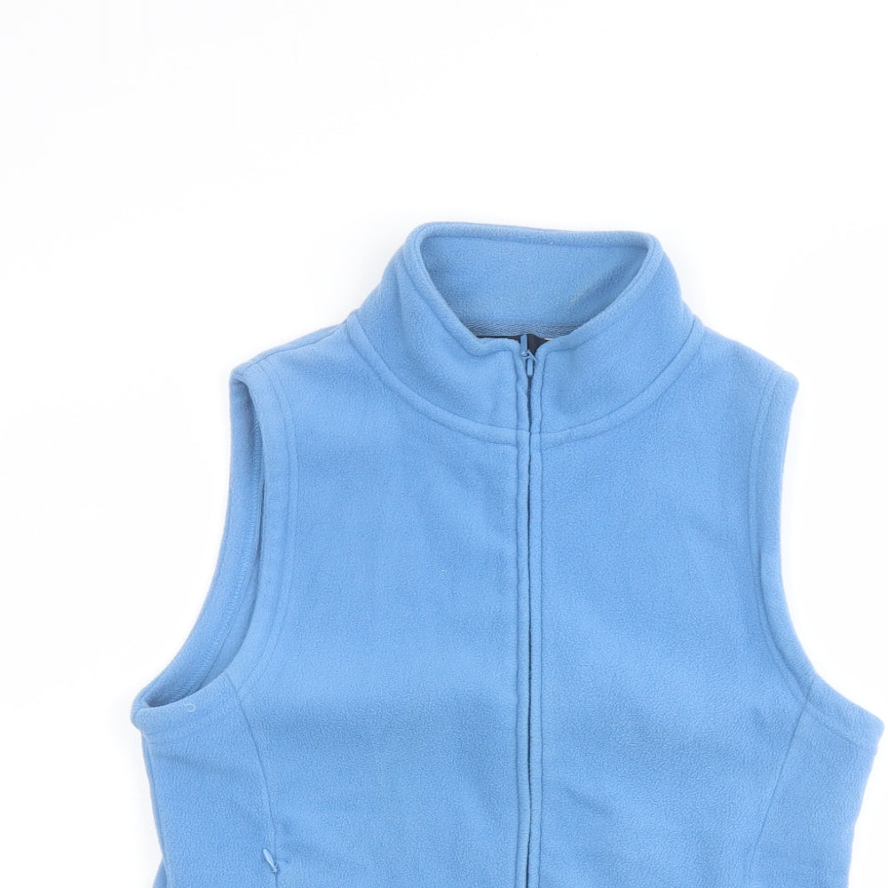 EWM Womens Blue Gilet Jacket Size 10 Zip