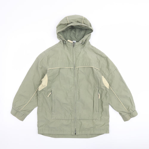 Adams Boys Green Jacket Size 8 Years Zip