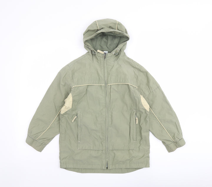Adams Boys Green Jacket Size 8 Years Zip