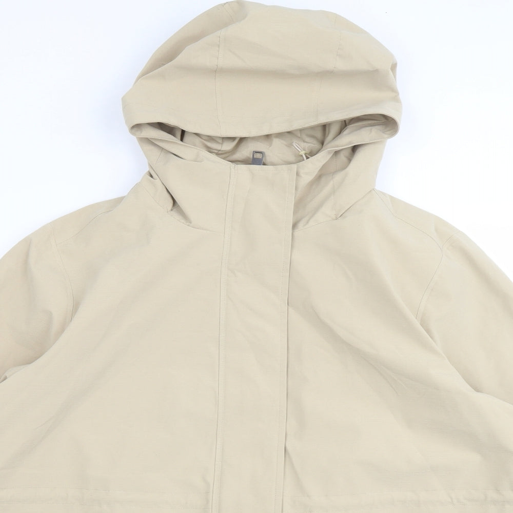 Marks and Spencer Womens Beige Jacket Size 18 Zip