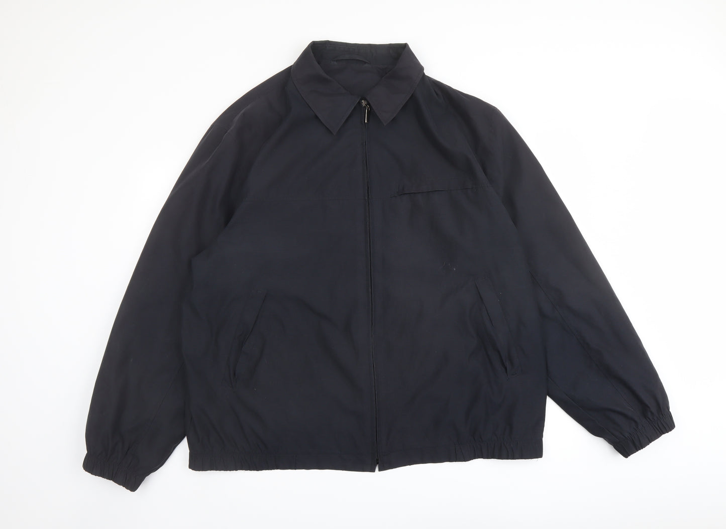 Marks and Spencer Mens Blue Jacket Size XL Zip
