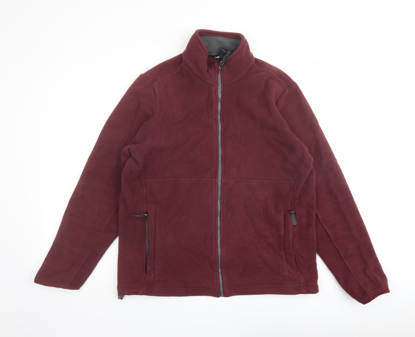 Lands' End Mens Red Jacket Size M Zip