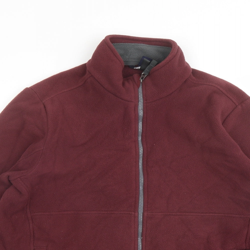 Lands' End Mens Red Jacket Size M Zip
