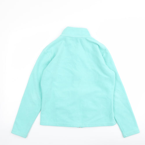 Marks and Spencer Womens Green Jacket Size 12 Zip