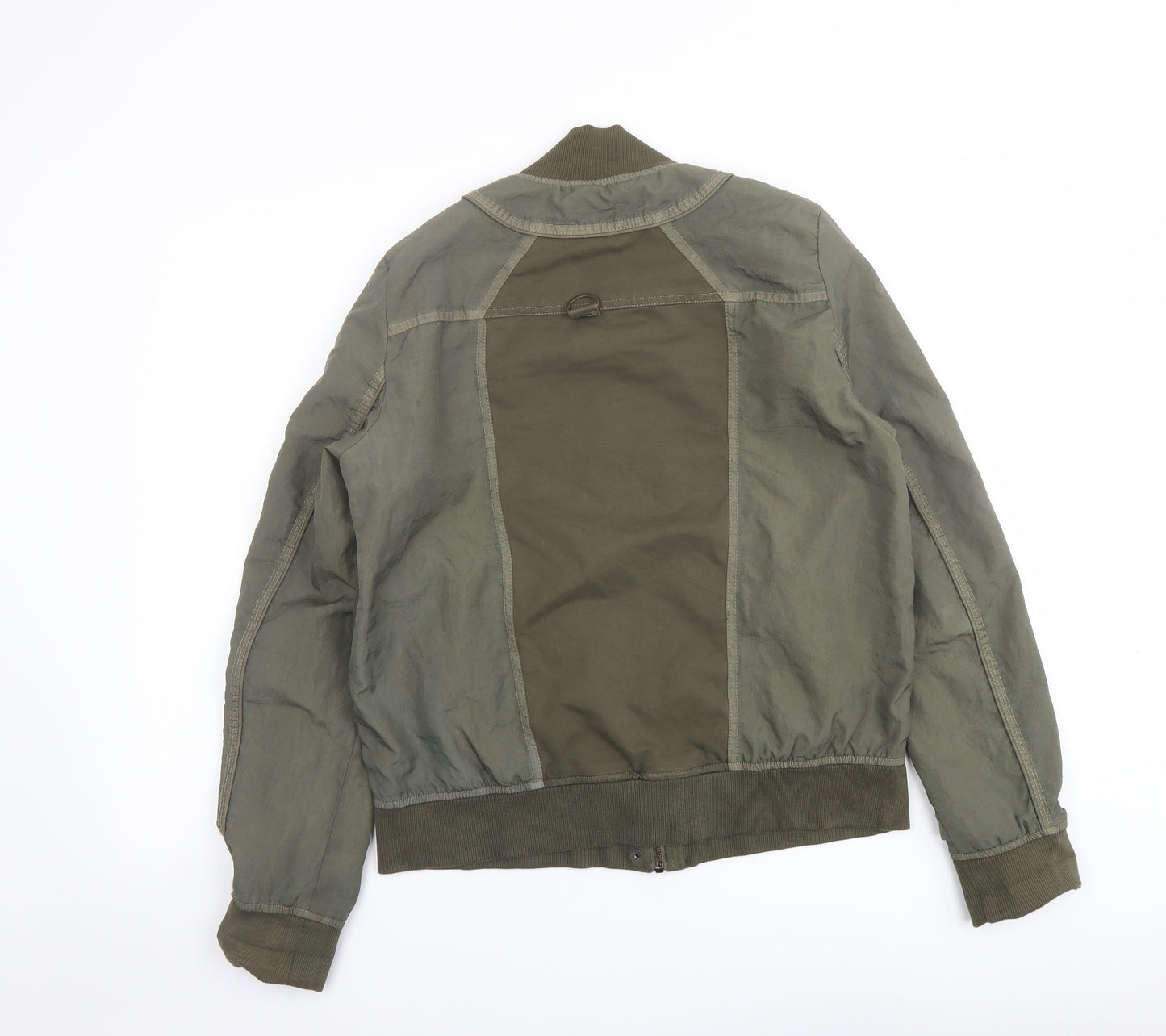 Marrakech Womens Green Bomber Jacket Jacket Size M Zip