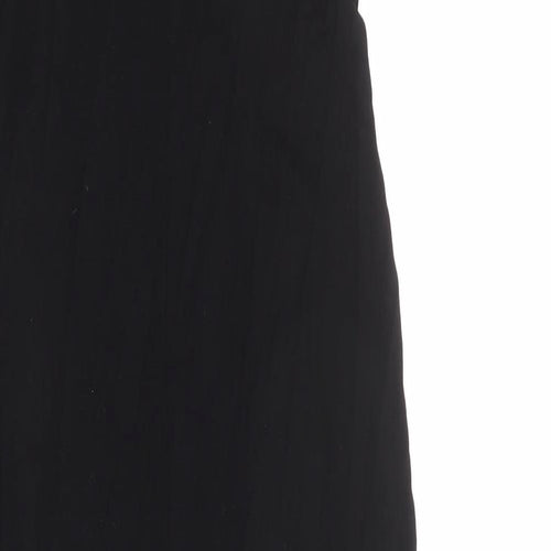 ASOS Womens Black Viscose Shift Size 8 Halter Pullover