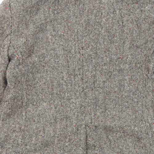 Topshop Womens Multicoloured Geometric Jacket Size 8 Snap