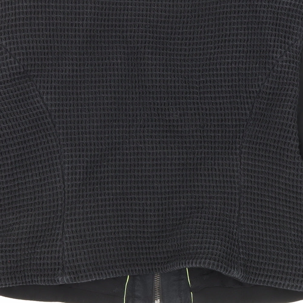 Ted Baker Womens Black Geometric Jacket Size M Zip