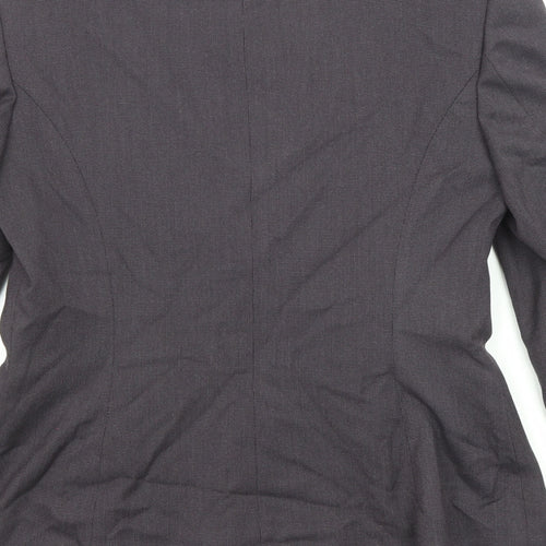 NEXT Womens Black Polyester Jacket Blazer Size 8
