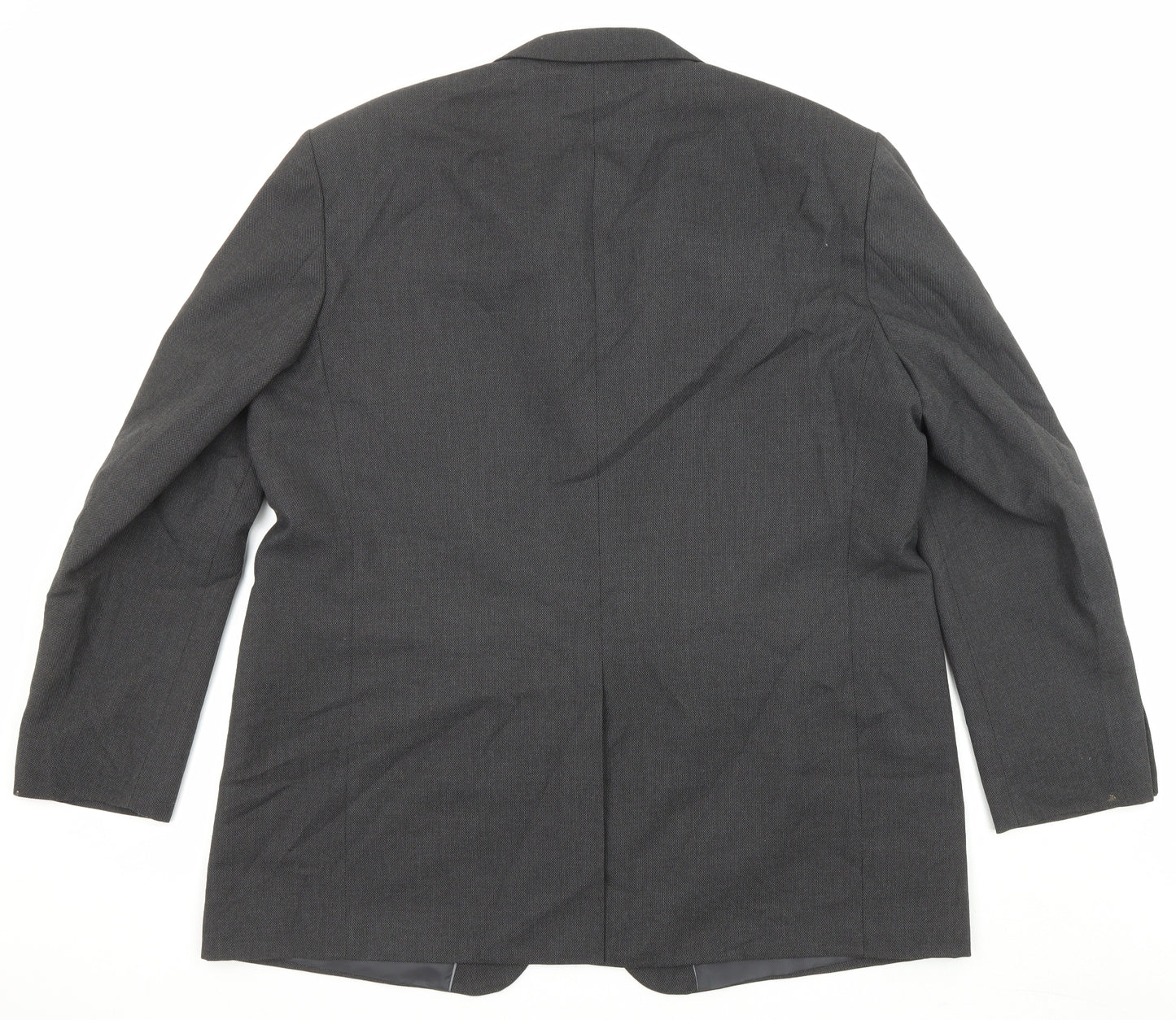 Marks and Spencer Mens Grey Polyester Jacket Suit Jacket Size 48 Regular