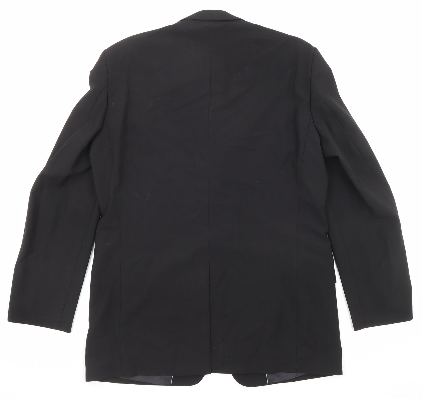 Blazer Mens Black Wool Jacket Suit Jacket Size 42 Regular