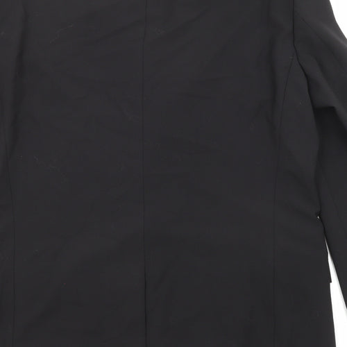Blazer Mens Black Wool Jacket Suit Jacket Size 42 Regular