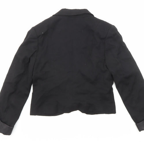 Divided by H&M Womens Black Jacket Blazer Size 10 Button