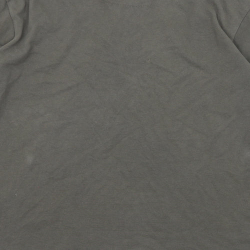 Brave Soul Mens Green Cotton Polo Size M Collared Button