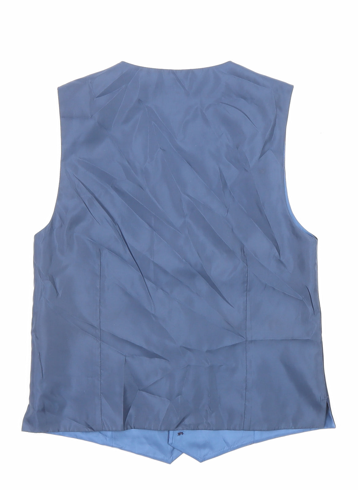 John Lewis Boys Blue Jacket Waistcoat Size 11 Years Button