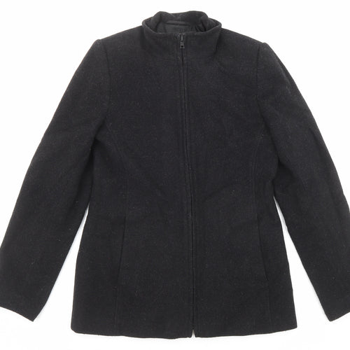 Debenhams Womens Black Jacket Size 10 Zip