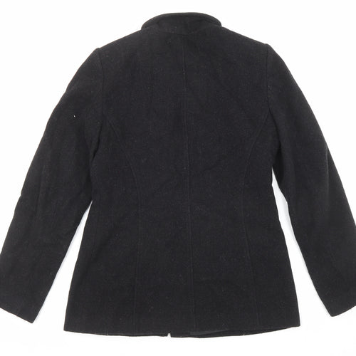 Debenhams Womens Black Jacket Size 10 Zip