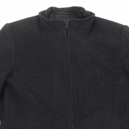 Debenhams Womens Black Jacket Size 10 Zip