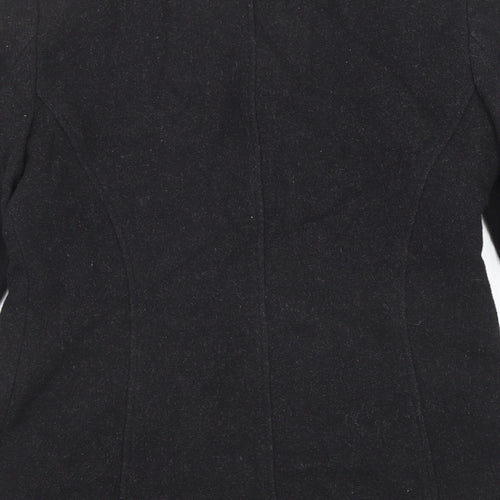 Debenhams Womens Black Jacket Size 10 Zip
