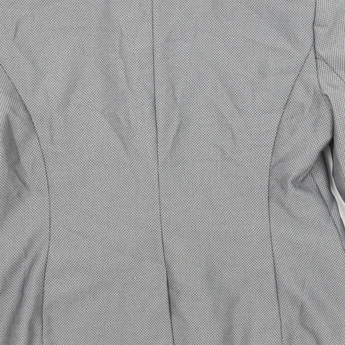 NEXT Womens Grey Polyester Jacket Suit Jacket Size 14