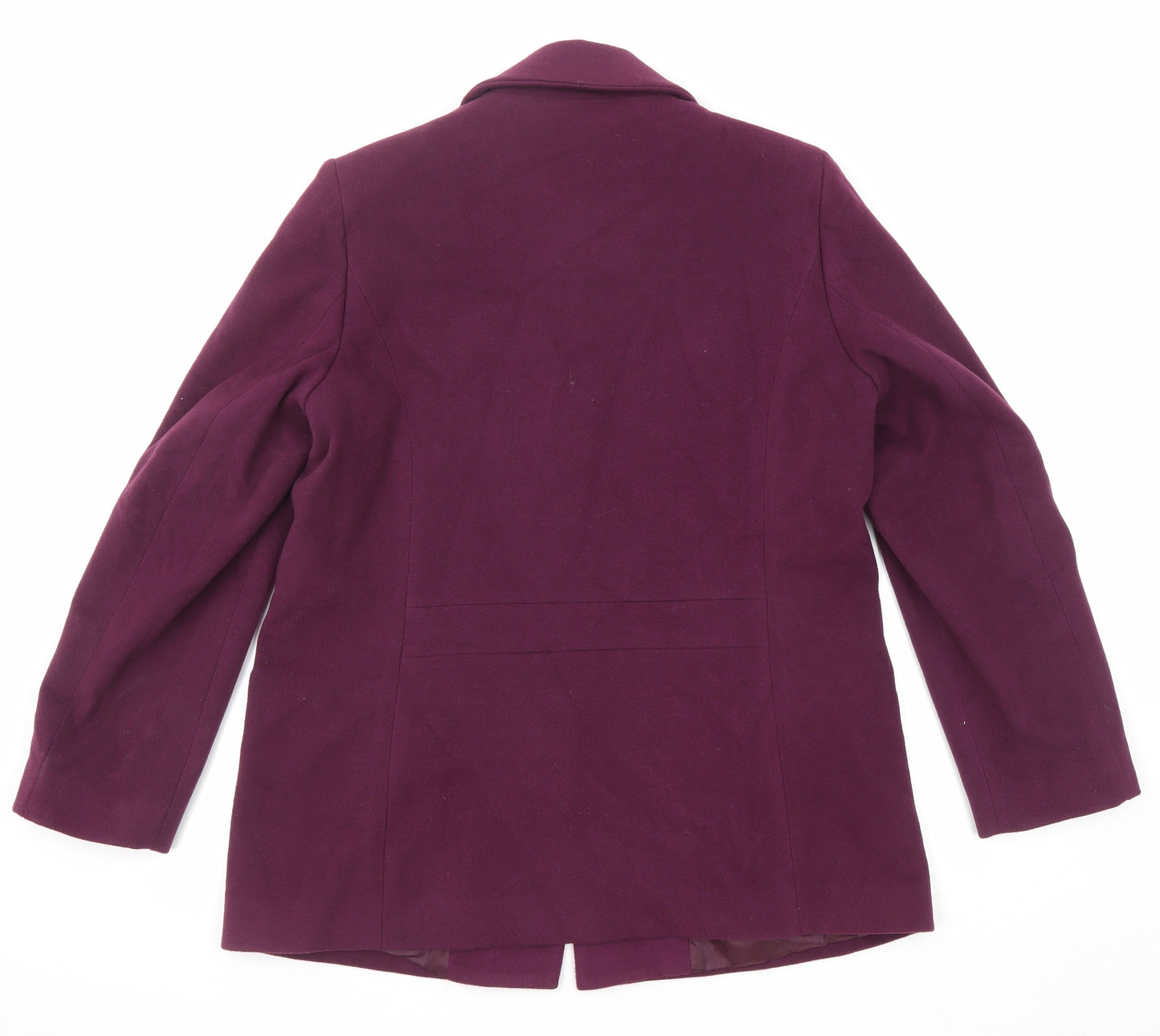 Classics Womens Purple Jacket Size 12 Button