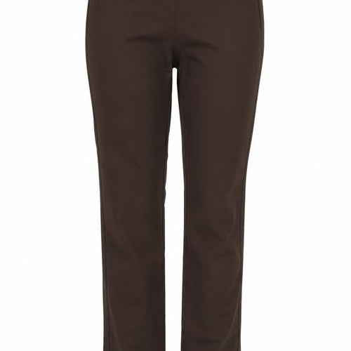 Naked Womens Brown Viscose Trousers Size 8 L34 in Regular Zip