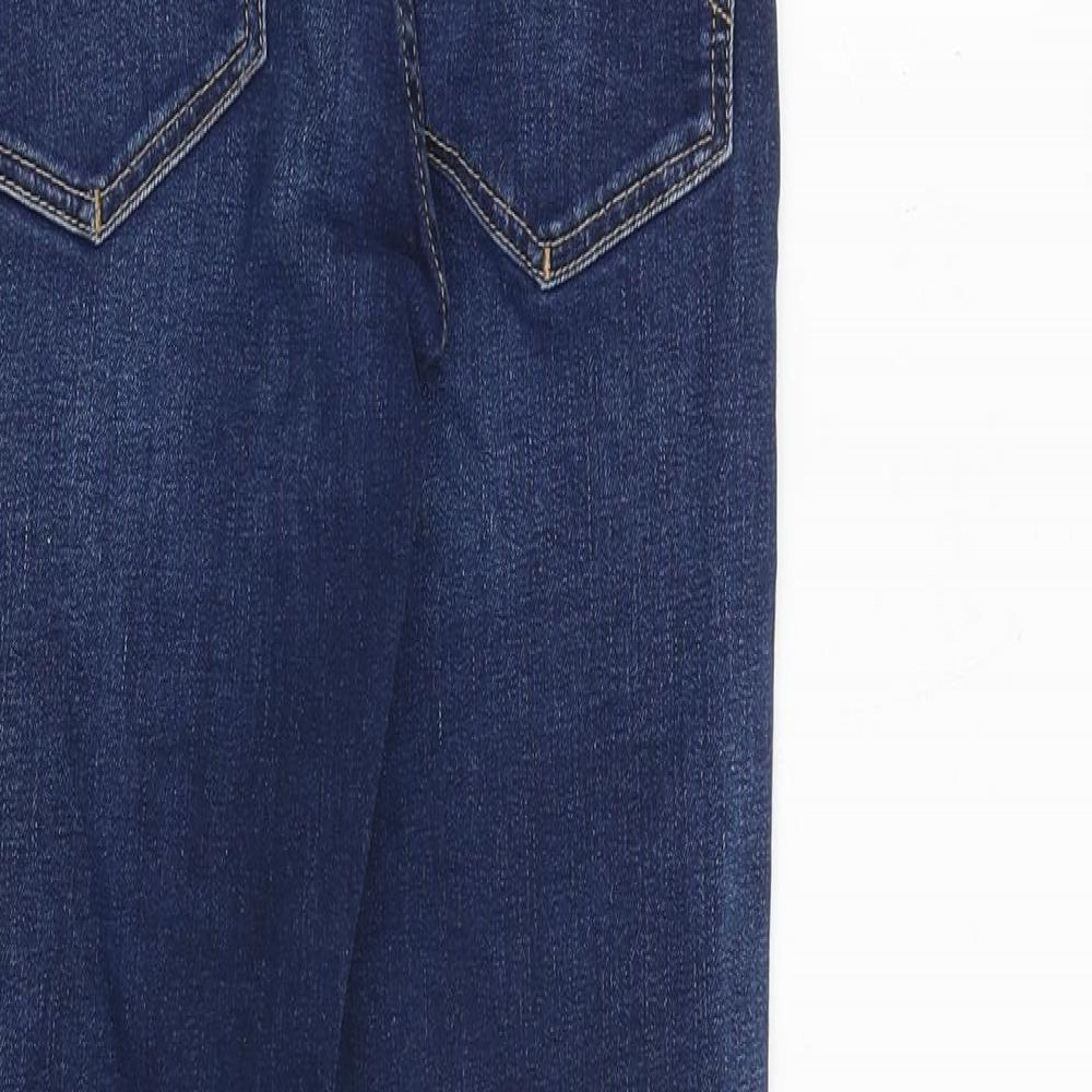 Tommy Hilfiger Boys Blue Cotton Skinny Jeans Size 10-11 Years L24 in Regular Zip
